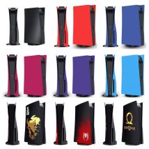 Piastra frontale per copertura console compatibile con PS5 Disc Edition Piastra posteriore sostitutiva Shell Skin per Playstation 5