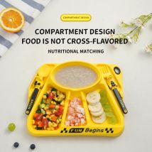 Juego de Vajilla para bebé, Cuchara, Tenedor, Platina de Uc, Vajilla de Straße für Niños, Vajilla de alimenta Produkte