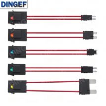 32 V ACC großer Standard-Mini-Micro2-Auto-Sicherungshalter, 16 AWG, zerstörungsfreier Sicherungskasten, ATM-Flachsicherung, Verlängerungskabel