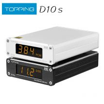TOPPING D10s MINI Digital USB DAC XMOS XU208 ES9038Q2M PCM384KHz DSD256 Audio HIFI Decoder & D10 Ausgewogene USB DAC