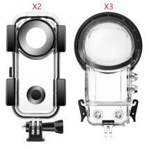 Custodia impermeabile 40M per Insta360 ONE X2/X3, scatola di protezione subacquea, guscio protettivo per immersioni, accessori per fotocamera panoramica 360