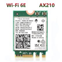 WiFi 6E Bluetooth 5.3 AX210 M.2 Scheda Wireless 5374Mbps 2.4Ghz 5Ghz 6Ghz 802.11ax Adattatore Wifi Per PC portatile
