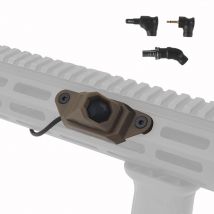 AXON Picatinny / Mlok Eindraht-Fernbedienungsschalter SF / 2,5 mm / Kranlaserstecker für Waffenlicht-Taschenlampe PEQ-Lichtlaser