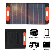 Pannello Solare Pieghevole 100W 160W 200W 18V con Doppia Porta USB, Caricatore Flessibile ETFE per Campeggio, Viaggi, Telefono, iPad, Portatile