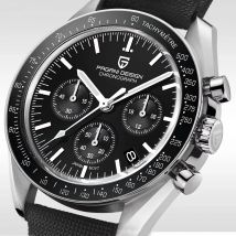 PAGANI DESIGN Moon Orologi da uomo 2025 Orologio al quarzo di lusso delle migliori marche per uomo Cronografo luminoso con specchio in zaffiro Orologio impermeabile
