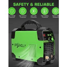 Upgraded CUT50 Powerful Plasma Cutter, 240V 50A, Max Cutting Thickness 16mm, Clean Cut 10mm, IGBT Inverter, LED Display