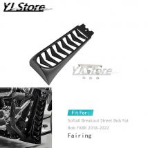 Fit Für Harley Softail Breakout Street Bob Fat Bob FXBR 2018-2022 Motorrad Front Lower Kühler Abdeckung Kinn verkleidung Spoiler