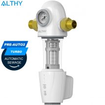 ALTHY PRE-AUTO2 prefiltro de retrolavado de lavado automático, filtro de agua de sedimentos giratorio hacia abajo, sistema purificador Central para toda la casa