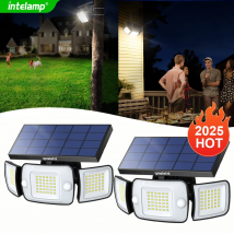 1200LM Solar Licht für Outdoor Solar Lampe Sonnenlicht Motion Sensor Licht Fernbedienung Wasserdicht Garten Straße Wand Hof Lampe