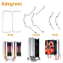 2 Teile/los 8cm/9cm/12cm Fan Schnalle Abzuführen Lüfter Clip Schnallen Elastische Stahl CPU fan Verschluss Schnalle Halterung