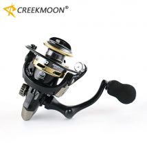 Spinnende Angel rolle der Serie 500 5.2 mit austauschbarem zusammen klappbarem Holzgriff links/rechts, leistungs starkes Kipphebel-Mikro lager: 1