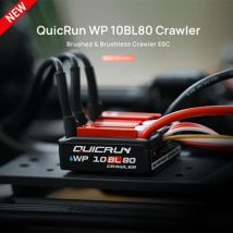 2025NEW HobbyWing QUICRUN WP 10BL80 Crawler 80A Brushless Waterproof Electronic Governor Applied to 1/10 RC Climbing Car
