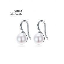 Dainashi 925 Sterling Silver Natural Pearl Earrings Simple Round Classic Earrings Fashion fine Jewelry Gifts earrings for Women