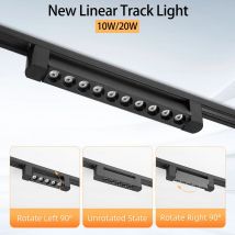 LED-Schienenleuchte, Deckenleuchte, 110 V, 220 V, Schienenbeleuchtung, Lichter, 10 W/20 W, Spots zur Deckenbeleuchtung für Zuhause, Küche, Schlafzimmer