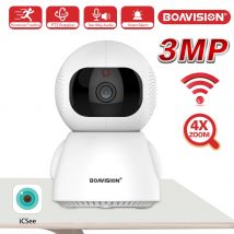 HD 3MP Wifi Camera PTZ 2K Wireless Smart Home human Auto Tracking Audio Alexa Google Baby Monitor sorveglianza di sicurezza IP Cam
