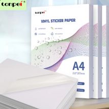 Wholesale A4 Self-adhesive Vinly Sticker Paper Waterproof Tear-off Resistant Scratchproof Label Sticker For Inkjet Printer