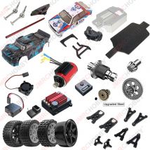MJX Hyper Go Originalzubehör Stoßdämpfer Bürstenloser Motor ESC Antriebswelle Ersatz Ersatzteile für 14301 14302 14303