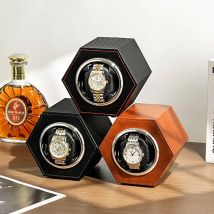 Uhrenbeweger-Box, automatisches PU-Leder, globales Universal-Netzkabel, mechanische Uhrenbox, automatische Aufzug, modische neue Stile