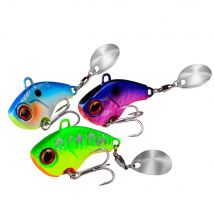 Przynęty wędkarskie Wobble Rotating Metal Vib Vibration Bait Winter Fishing 6g 15g 28g Sztuczne