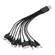 Universelles USB-auf-Multi-Stecker-Handy-Ladekabel 10- bis 1-USB-Kabel für Samsung Xiaomi Huawei Google OPPO Vivo Ladekabel