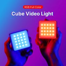Ulanzi VL49 RGB PRO Vollfarb-LED-Videoleuchte 2500K-9000K Kameralicht für Fotoprafie mit Wabendiffusor