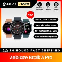 [Światowa premiera 2024] Zeblaze Btalk 3 Pro Inteligentny zegarek Wyświetlacz AMOLED Hi-Fi Bluetooth Połączenia telefoniczne Śledzenie zdrowia i fitnessu