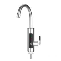 Grifo calentador de agua eléctrico de cocina de 3000W y 220V, grifo de agua caliente instantáneo de acero inoxidable, grifo de calefacción fría