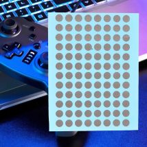 88 Stück leitfähige Knopf polster rundes 6mm leitfähiges Klebeband für die Reparatur der elektronischen Tastatur tastatur mit Gamepad-Spiel griff