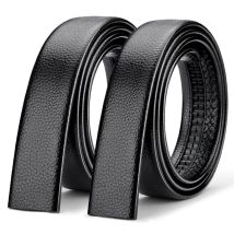 Marke Keine Schnalle 3,5 cm Breite Echtes Leder Automatische Gürtel Körper Strap Ohne Schnalle Gürtel Männer Gute Qualität Gürtel 140 150 160 cm
