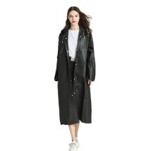 Regenmäntel für Erwachsene, EVA, undurchlässig, wasserdicht, Regenmantel, für Männer und Frauen, Reisen, mit Kapuze, verdickter Regenponcho zum Angeln, Camping