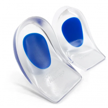 1 paar gel einlegesohle silikon Männer Frauen ferse Kissen einlegesohlen sohlen entlasten fuß schmerzen Spur Unterstützung Schuh pad Hohe Ferse einsätze