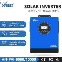 6KW 10KW MPPT Solar Inverter 220V 230V 240V 10000W 6000W Off/On Grid Pure Sine Wave Inverter Home Solar Charge Controller