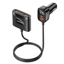 5 IN 1 Car Charger 78W PD 3.0 QC 3.0 SCP Quick Charge USB Type C Fast Car Chargers Charging For iPhone 13 14 Pro Samsung Huawei