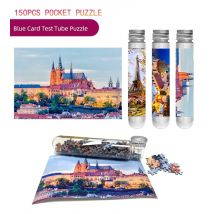 MaxRenard Puzzle Mini Teile 150 Stück Reagenzglas Lernspielzeug Familienspiel Tragbares Freizeitspielzeug