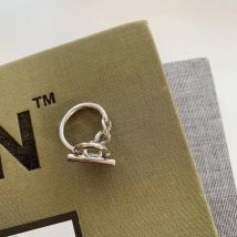 925 Sterling Silber Kette, einfache Geometrie, verstellbare Ringe für Damen, edler Schmuck, Vintage-Hochzeitsschmuck, Valentinstagsgeschenk