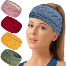Wintergestrickte Innenschicht mit winddichtem Samt- und warm haltbarem Stirnband