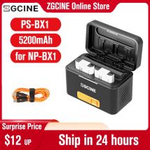 ZGCINE PS-BX1 scatola di ricarica rapida per batteria per Sony NP-BX1 custodia di ricarica intelligente ricaricabile per custodia per batteria della fotocamera