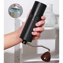 Ręczny młynek do kawy z regulacją grubości mielenia, do espresso, kawiarki ręcznej, moka pot.