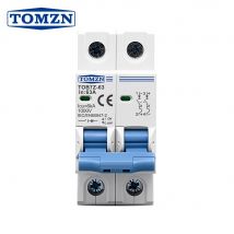TOMZN 2P DC MCB 1000V Mini Interruptor Automático Solar 3A 6A 10A 16A 20A 25A 32A 40A 50A 63A DC MCB para Sistema Fotovoltaico