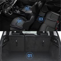 Für Geely Galaxy EX5 E5 2024 2025 Auto-Fußmatten TPE 3D Allwetter Wasserdichtes Zubehör Schwarz Rechtslenker