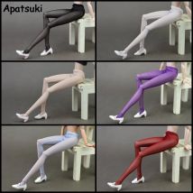 1/6 Puppen Zubehör Hohe Elastische Strumpfhosen Für Barbie Puppe Kleidung Handgemachte Mesh Strumpf Böden Hosen Hosen Legging