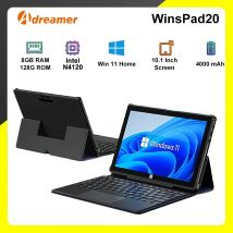 2-in-1 Windows PC 10,1 Zoll Tablet-PC Intel Intel Celeron N4120 8GB RAM 128GB SSD 1280x800 IPS Windows 11 Betriebssystem für Business und Büro