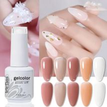 Arte Clavo Jelly Gel Polish Translucent Manicuring UV Gel Nagellack Semi Permanent Crystal Gel Soak Off Top Coat DIY Nail Art