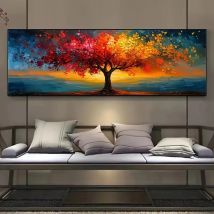 Großer Baum des Lebens Diamant Malerei Kunst Kreuzstich abstrakte Wandkunst moderne Wohnkultur Diy voller Mosaik Stickerei Strass
