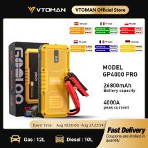 GOOLOO 4000A banco de energía de arranque 26800mAh arrancador de batería batería externa de refuerzo de coche dispositivo de arranque de 12V para banco de energía diésel de gasolina