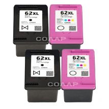 Wiederaufbereitete Tintenpatrone für HP 62 62XL. Für HP Envy 5640 5660 7640 5540 5544 5545 5546 5548 und Officejet 5740 5741 5742 5743