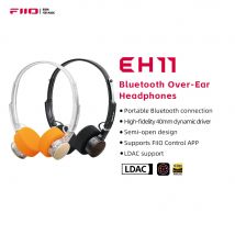 Audífonos Bluetooth FIIO EH11 Supraaurales, Bajos Potentes y Audio de Alta Resolución LDAC, Diseño Retro Ligero, Batería de 30H, Conexión Dual y A