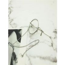 Fashion Anime Monocle Glasses Retro British Style Cos Glass Punks Steampunk Style One-Sided Eyewear Unisex