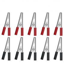 JZDZ 10pcs 35mm  Alligator Clip Steel Crocodile Clip Electrical Connector DIY tools J.60005