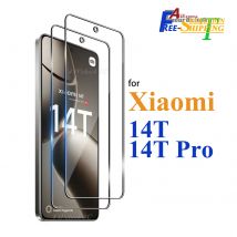 Für Xiaomi 14T Pro 6,67 Zoll Displayschutzfolie aus gehärtetem Glas, Kristallglimmer, 9H HD, klar, transparent, kratzfest